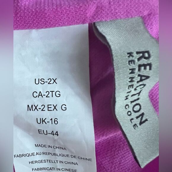 Kenneth Cole One Piece Swimsuit Size 2X Plus Size High Neck Halter Multi NEW - Picture 6 of 10